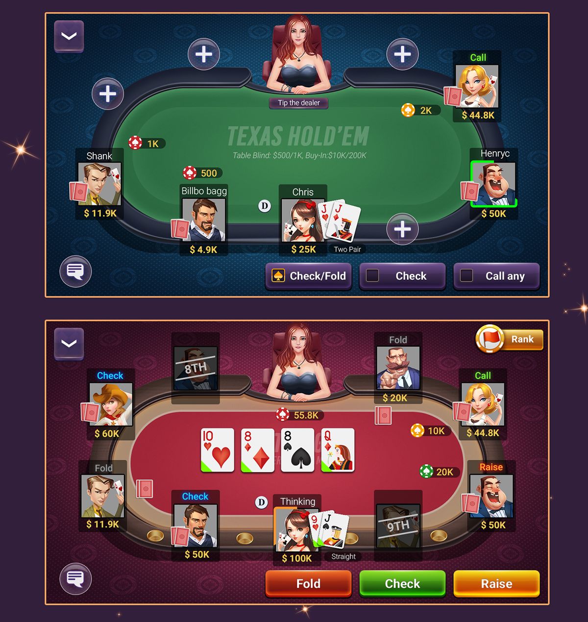 InterCasino آن لائن کیسینو میں اصل گیمز